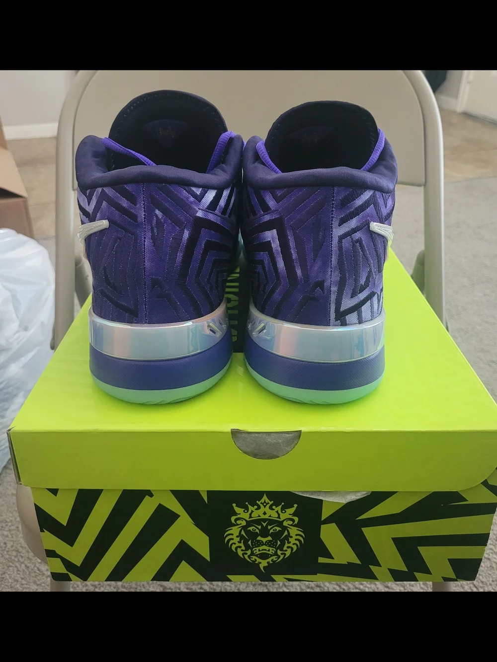 Monopoly x Nike Zoom LeBron NXXT Genisus Persian Violet Size 14